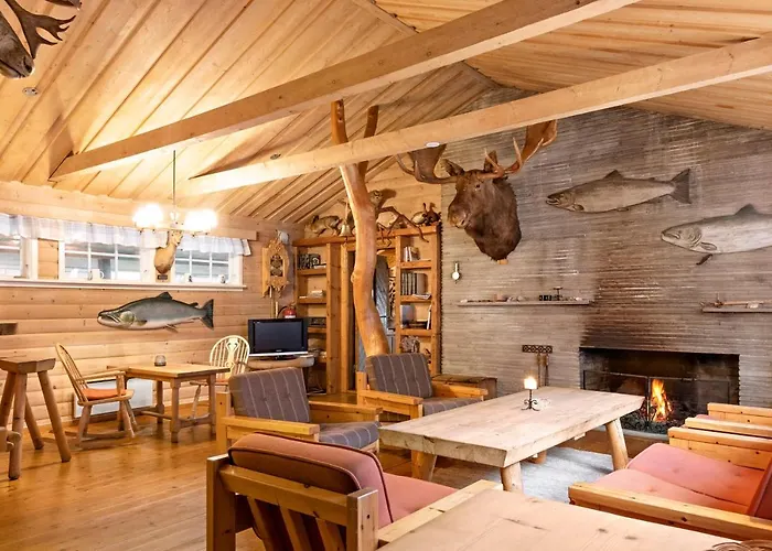 Semesterbostad Voss/bolstad: Peaceful Countryside Cabin/lodge Bolstadøyri