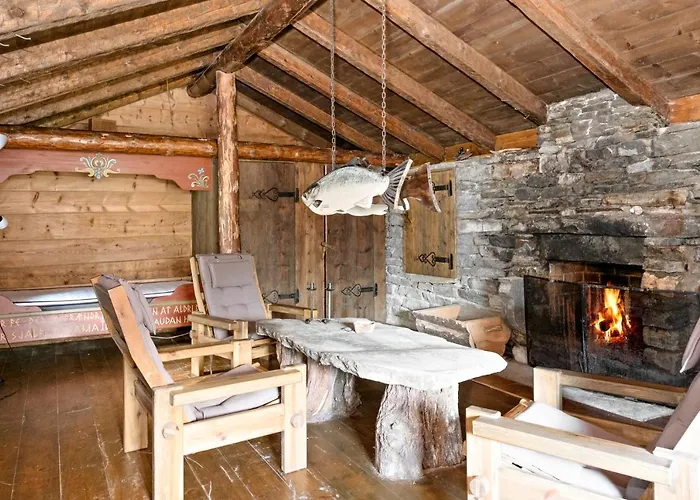 Semesterbostad Voss/bolstad: Peaceful Countryside Cabin/lodge *